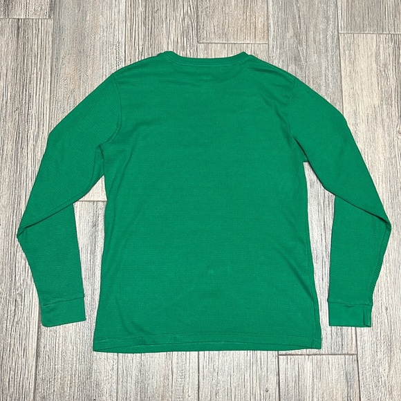 Dec. 25th Mens Christmas Thermal - Green - Size M - Picture 4 of 6